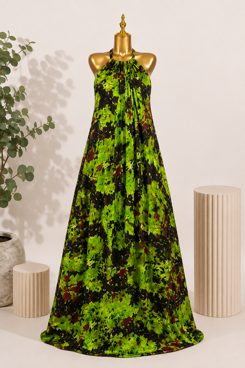 Ayọ - Adire Maxi Dress